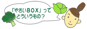 「やさいBOX」ってどういうもの?
